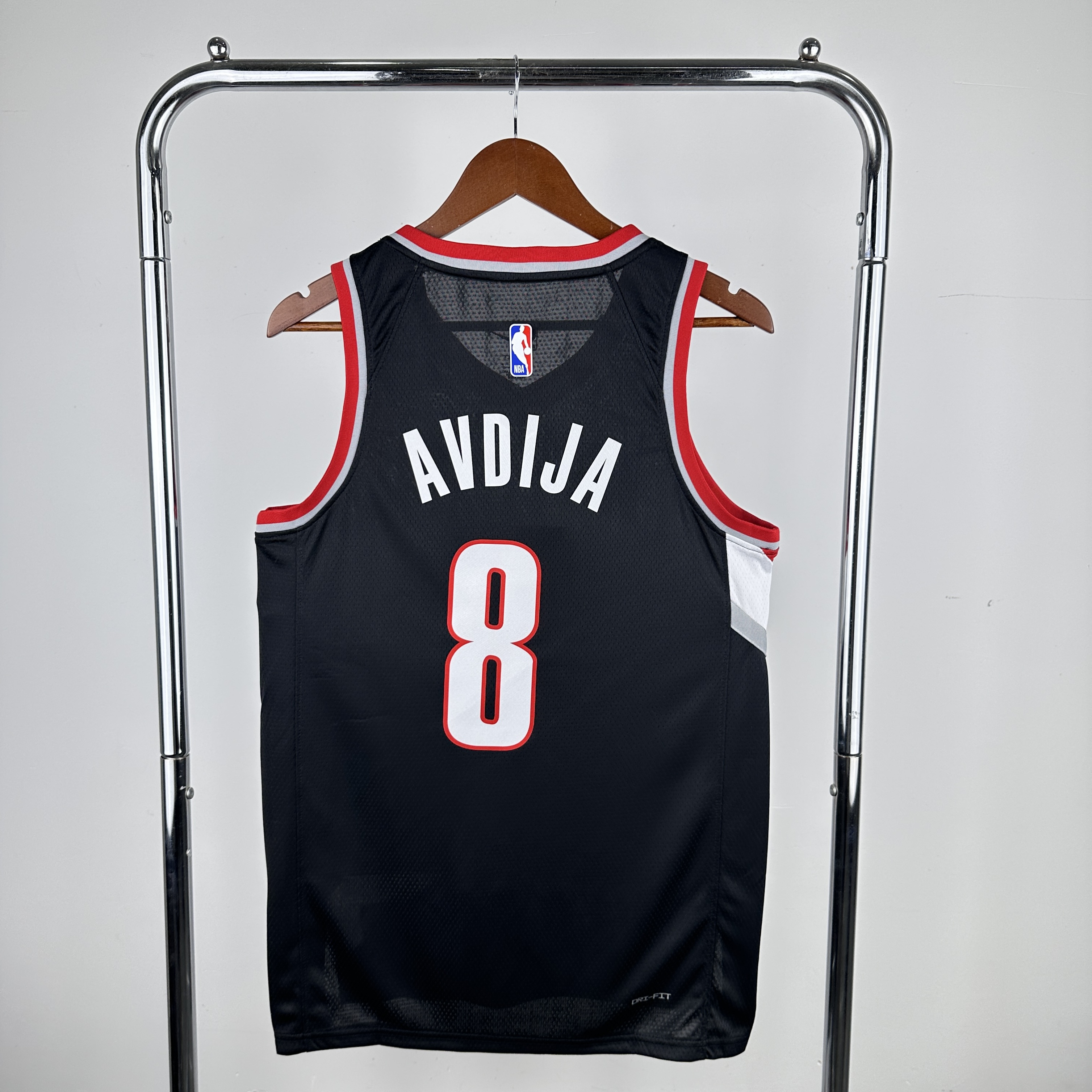 Men Portland Trail Blazers #8 Avdija Black Nike NBA 2024 Jersey->portland trail blazers->NBA Jersey